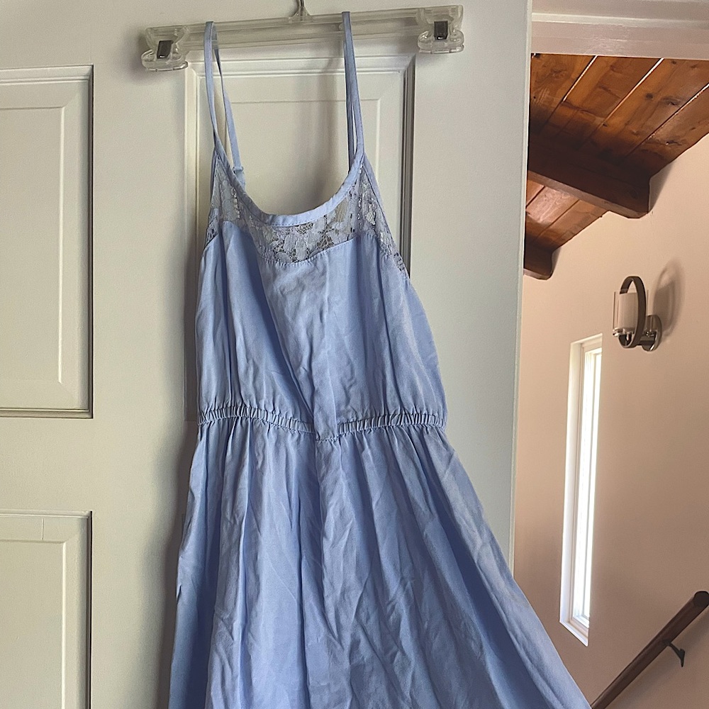 Light blue spring/summer dress